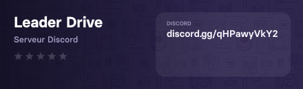 Leader Drive - Serveur Discord