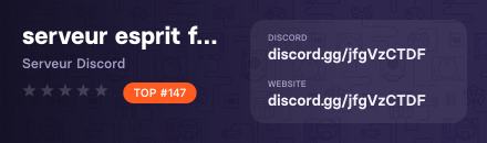 serveur esprit fornite - Serveur Discord