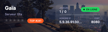Gaïa - Serveur GTA