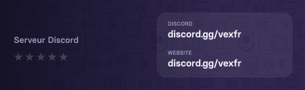 ⟡ 𝐕𝐄𝐗 ⟡ - Serveur Discord