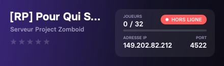[RP] Pour Qui Sonne Le Glas