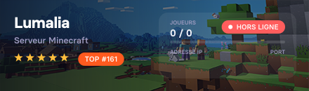 Lumalia - Serveur Minecraft