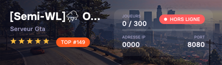 [Semi-WL]⛈️ On Stage RP⛈️ Recrute Staff | NewSERV | Scripts exclusif