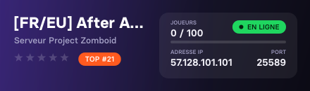 [FR/EU] After Apocalyspe B42.20 STABLE [PVE/PVP]