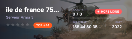ile de france 75 arma 3 life