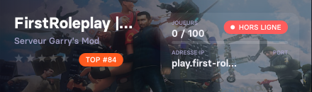 FirstRoleplay | DarkRP Français