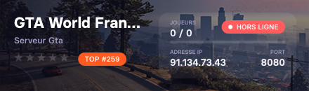 GTA World France - Roleplay
