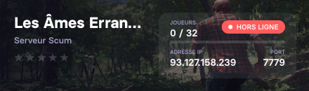Les Âmes Errantes - PvE Hardcore - PvP Zones - 