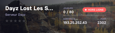 Dayz Lost Les Survivants