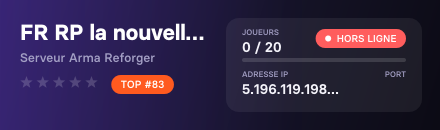 FR RP la nouvelle ére / survie, horror, stalker /