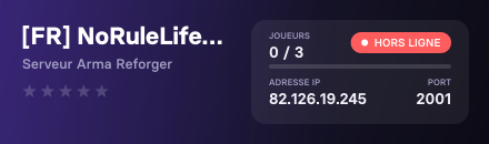 [FR] NoRuleLife | Feeling d'AltisLife | discord.gg/e7Ugks2D6f
