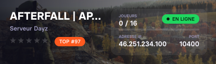 AFTERFALL | APOCALYPSE SURVIVAL RP