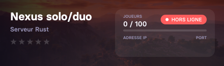 Nexus solo/duo