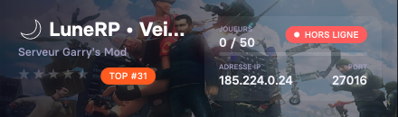 🌙 LuneRP • Veilleurs • PVE • Lore Custom •