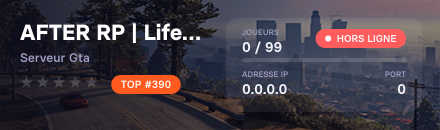 AFTER RP | Life RP FR | Ouverture Prochaine