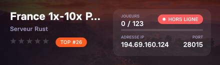 France 1x-10x PVE++ | 1000 XP Levels | Volcano | NPC Raids (and more)