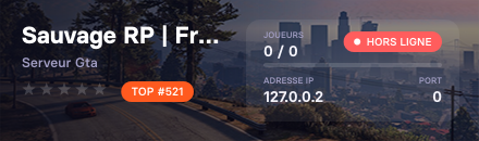 Sauvage RP | FreeAccess ouverture tres prochaine !!