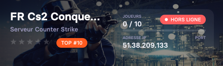 FR Cs2 Conquest Capture de drapeau CTF 