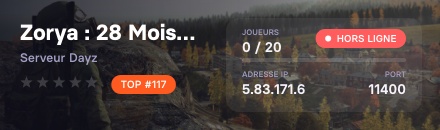 Zorya : 28 Mois Plus Tard ( roleplay pc )