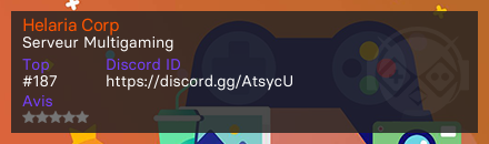 Helaria Corp - Serveur Multigaming
