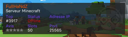 FullHaNdZ - Serveur Minecraft