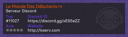 Le Monde Des Débutants™