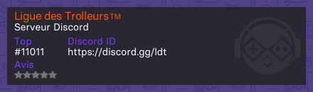 Ligue des Trolleurs™