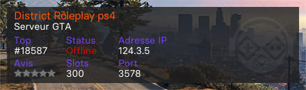 District Rôleplay ps4