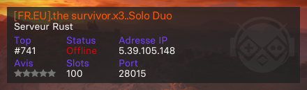 [FR.EU].the survivor.x3..Solo Duo