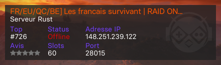 FR/EU/QC/BE] Les francais survivant | RAID ON | FARM ON | BP ON