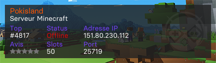 Pokisland - Serveur Minecraft