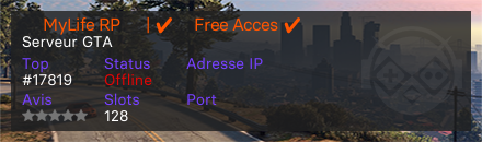 ❮ MyLife RP ❯ | ✔️ Free Acces ✔️