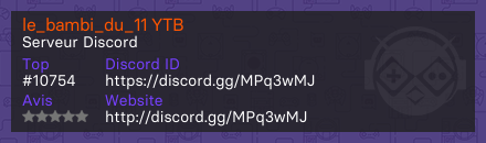 le_bambi_du_11 YTB - Serveur Discord