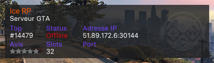 Ice RP - Serveur GTA