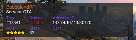 BaboulandRP - Serveur GTA