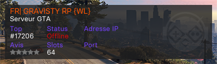 FR| GRAVISTY RP {WL}