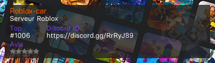 Roblox-car - Serveur Roblox