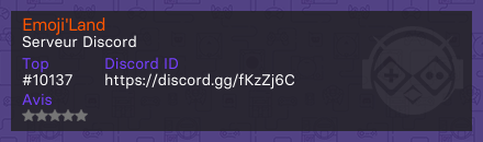 Emoji'Land - Serveur Discord