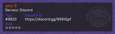 amv fr - Serveur Discord