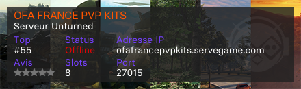 OFA FRANCE PVP KITS