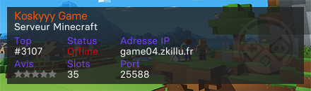 Koskyyy Game - Serveur Minecraft