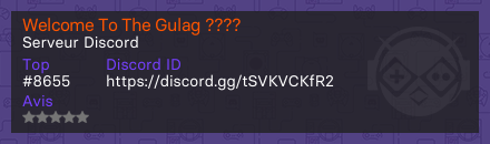 Welcome To The Gulag ????