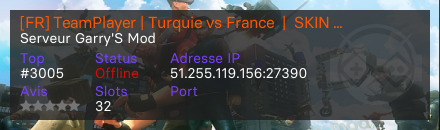 [FR] TeamPlayer | Turquie vs France  |  SKIN EXCLU  |  Nouveau