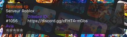 Brennes rp - Serveur Roblox