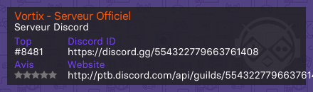Vortix - Serveur Officiel