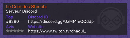 Le Coin des Shinobi