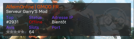 AlfeimOnline | GMOD FR