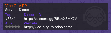 Vice City RP - Serveur Discord