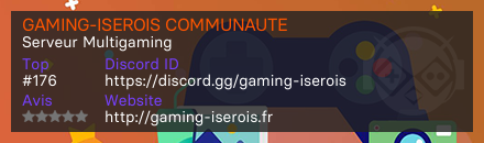 GAMING-ISEROIS COMMUNAUTE