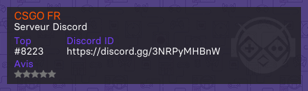 CSGO FR - Serveur Discord